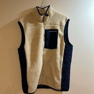 Vineyard Vines Vest Men’s Large Tan Full Zip